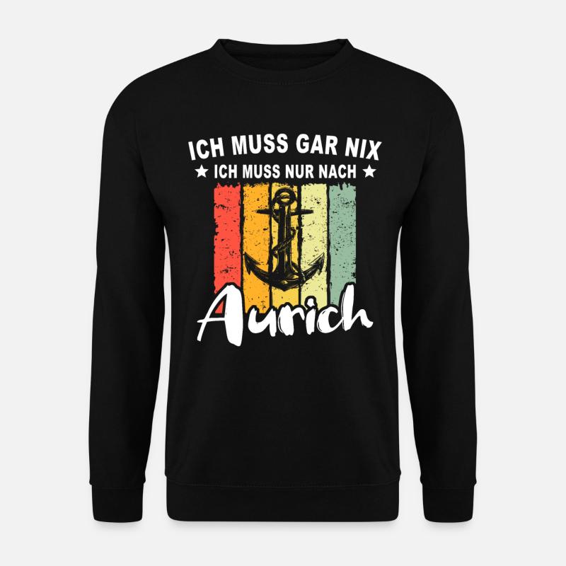 Aurich Sprüche Auricher - Unisex Pullover - Schwarz