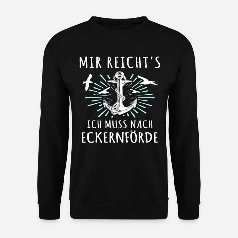 Eckernförde Eckernförder - Unisex Pullover - Schwarz
