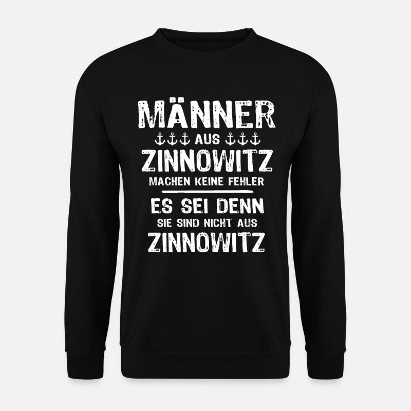 Zinnowitz Zinnowitzer - Unisex Pullover - Schwarz