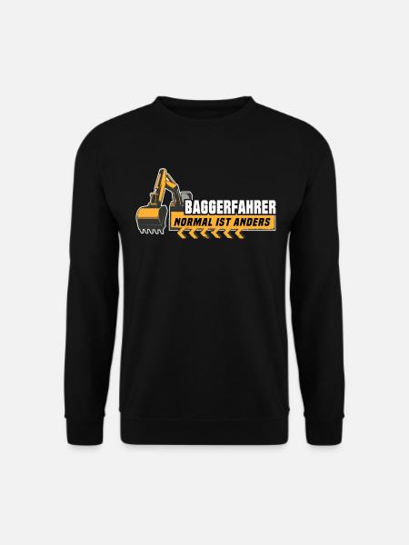 Baggerführer - Unisex Pullover - Schwarz