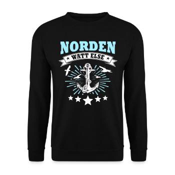 Norden - Unisex Pullover - Schwarz - Vorne - Alina (178cm) & Michal (187cm)