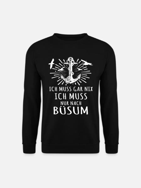 Büsum Büsumer - Unisex Pullover - Schwarz