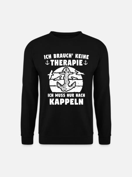 Kappeln Sprüche Kappelner - Unisex Pullover - Schwarz