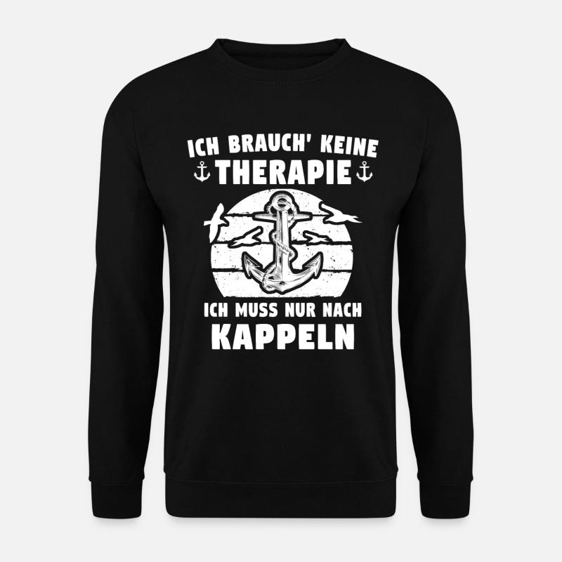 Kappeln Sprüche Kappelner - Unisex Pullover - Schwarz