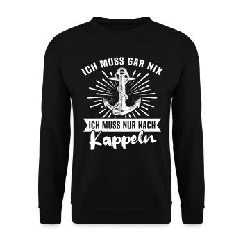 Kappeln Kappelner - Unisex Pullover - Schwarz - Vorne - Alina (178cm) & Michal (187cm)