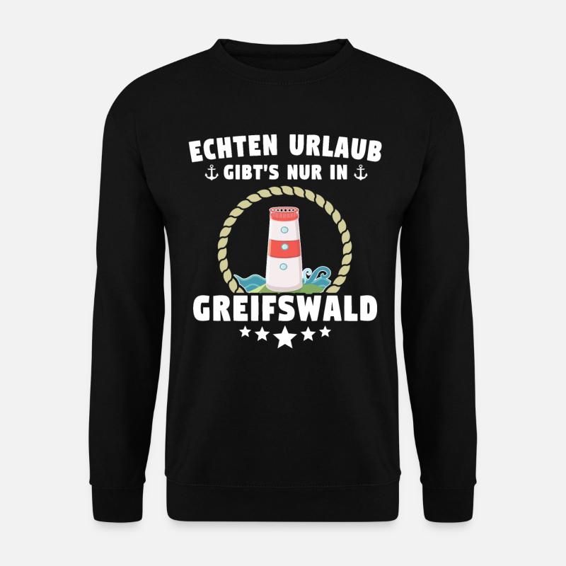 Greifswald Ostsee - Unisex Pullover - Schwarz