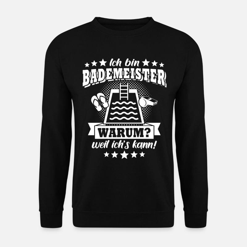 Bademeister - Unisex Pullover - Schwarz