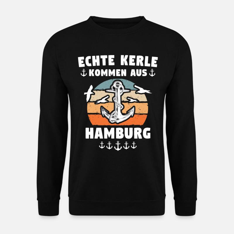 Hamburg Hamburger - Unisex Sweatshirt - black