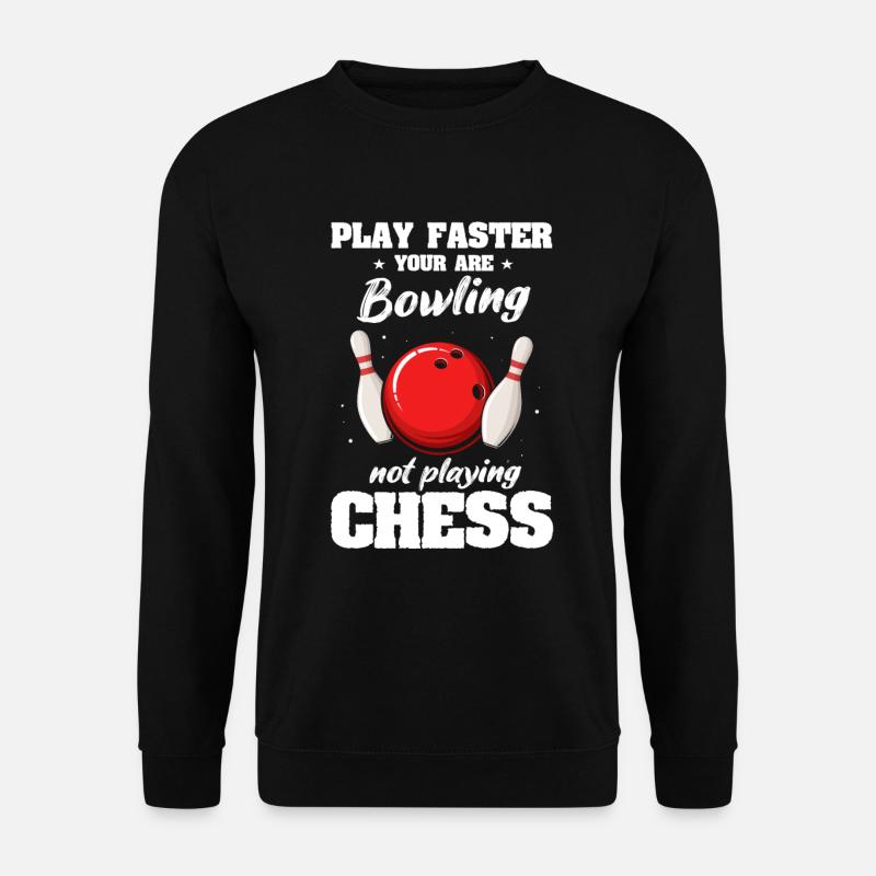 Bowling Player - Unisex Pullover - Schwarz