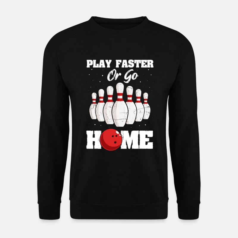 Bowling - Unisex Pullover - Schwarz