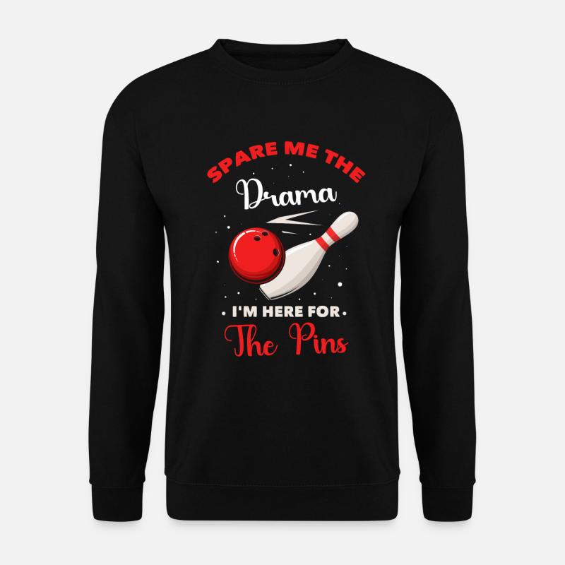 Bowling Spare - Unisex Pullover - Schwarz