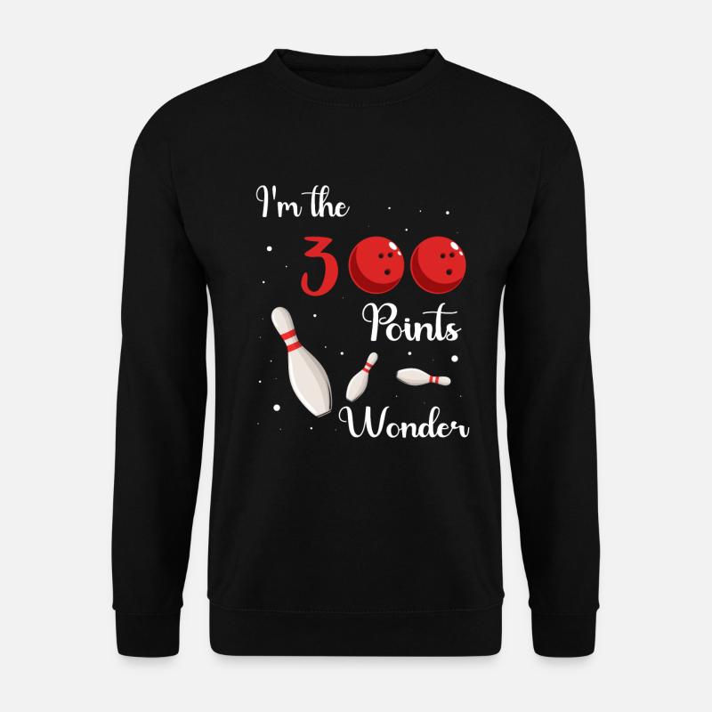 Bowling Player - Unisex Pullover - Schwarz