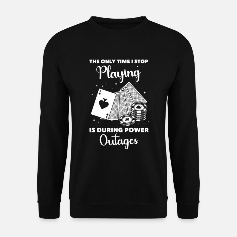 Casino - Unisex Pullover - Schwarz