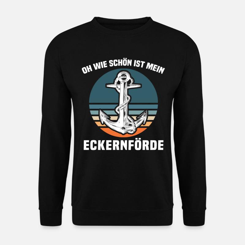 Eckernförde - Unisex Pullover - Schwarz