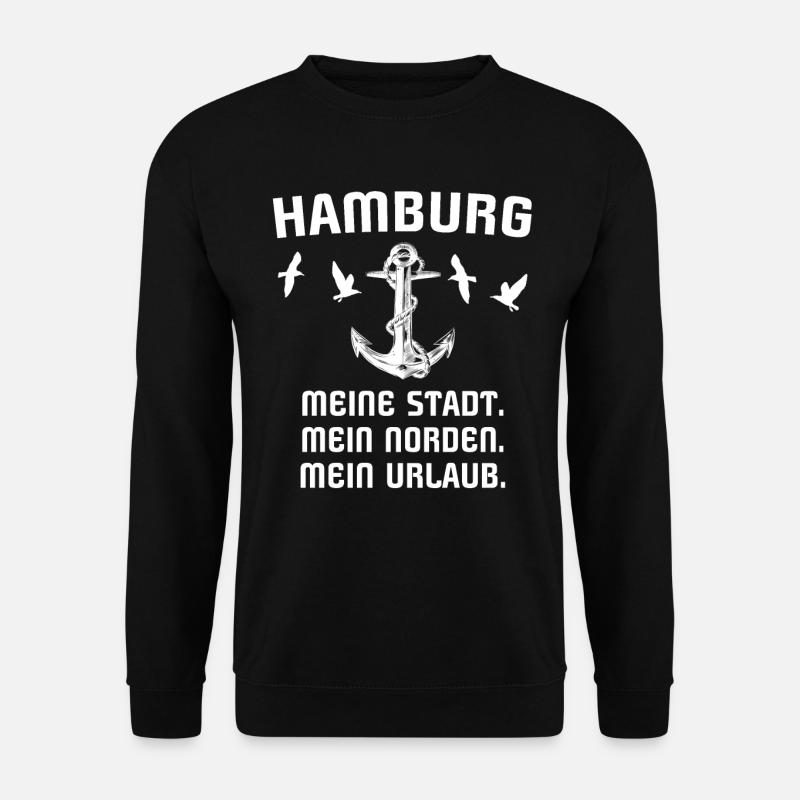 Hamburg Hamburger - Unisex Sweatshirt - black