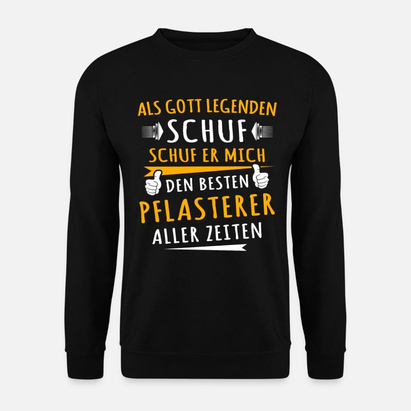 Pflasterer - Unisex Pullover - Schwarz