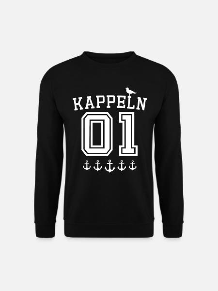 Kappeln Sprüche - Unisex Pullover - Schwarz