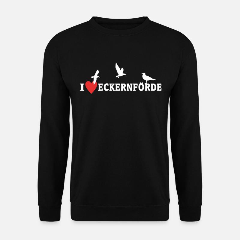 Ich Liebe Eckernförde - Unisex Pullover - Schwarz