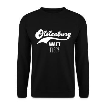 Oldenburg - Unisex Pullover - Schwarz - Vorne - Alina (178cm) & Michal (187cm)