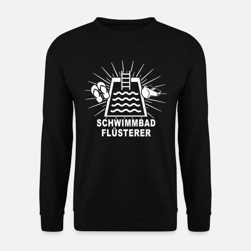 Schwimmmeister Schwimmbad - Unisex Pullover - Schwarz