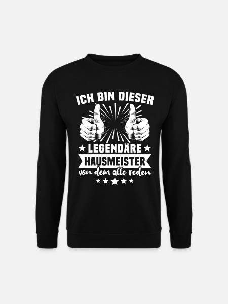 Hausmeister - Unisex Pullover - Schwarz