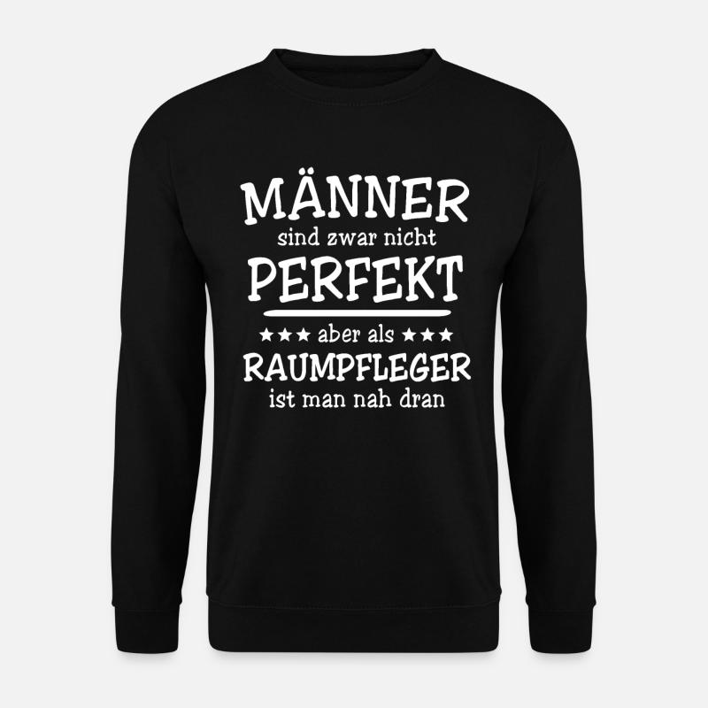 Raumpfleger Männer - Unisex Pullover - Schwarz