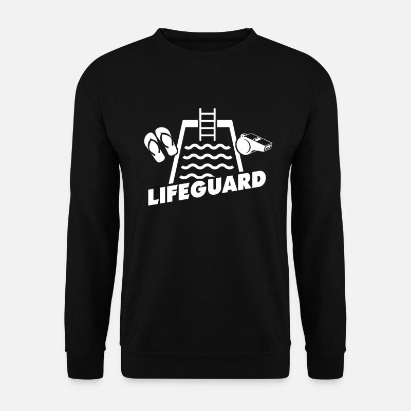 Rettungsschwimmer Schwimmmeister - Unisex Pullover - Schwarz