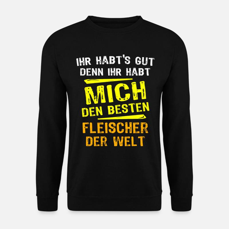 Fleischer Geschenk - Unisex Pullover - Schwarz