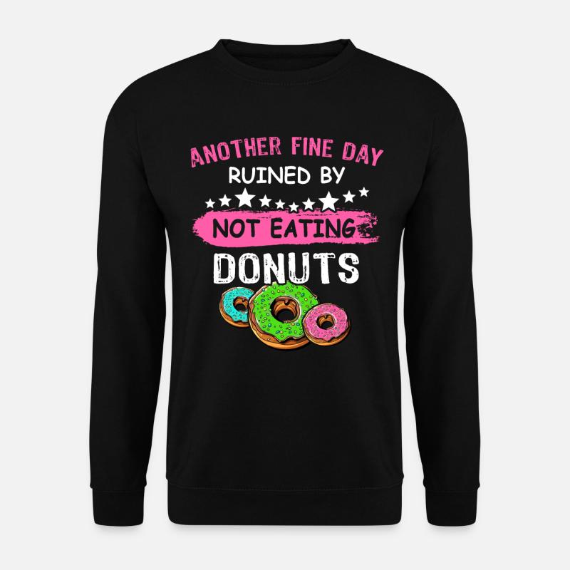 Donut Doughnut - Unisex Pullover - Schwarz