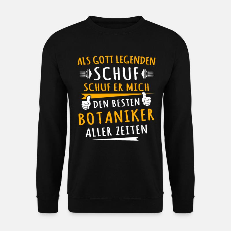 Botaniker - Unisex Pullover - Schwarz