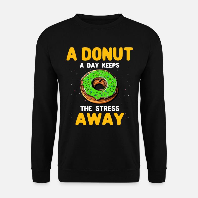 Donuts Doughnuts - Unisex Sweatshirt - black