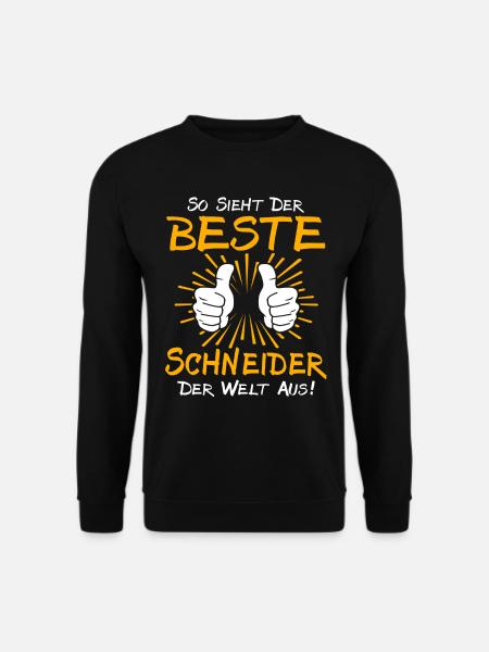 Schneider Geschenkidee - Unisex Pullover - Schwarz