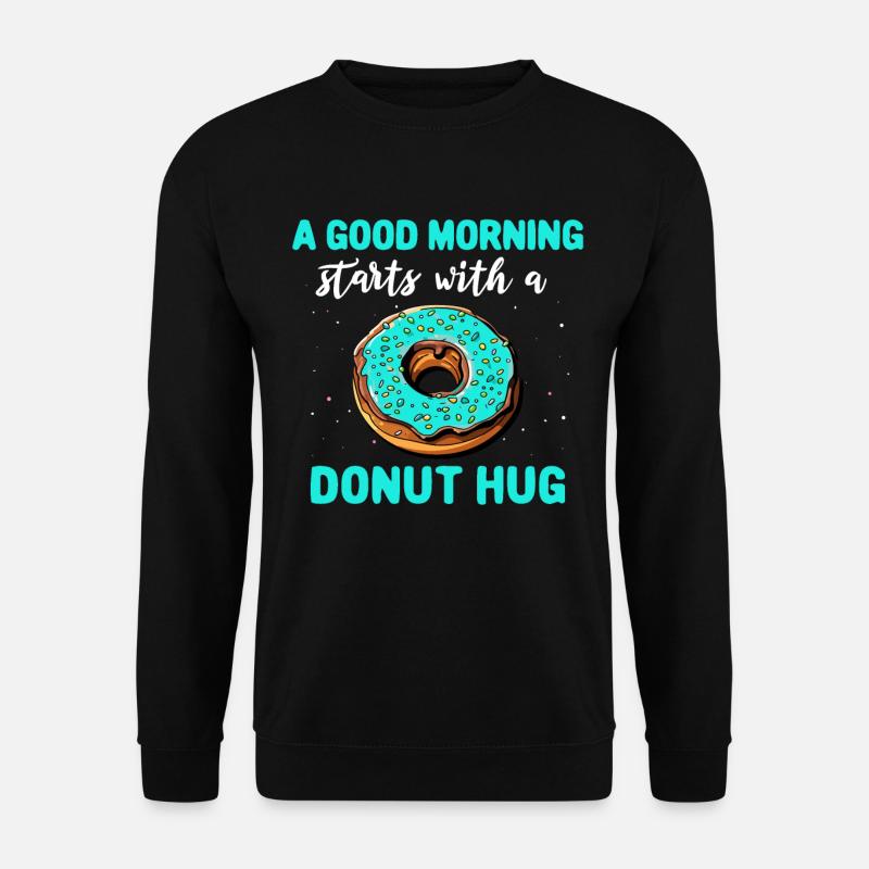 Donuts Doughnuts - Unisex Pullover - Schwarz
