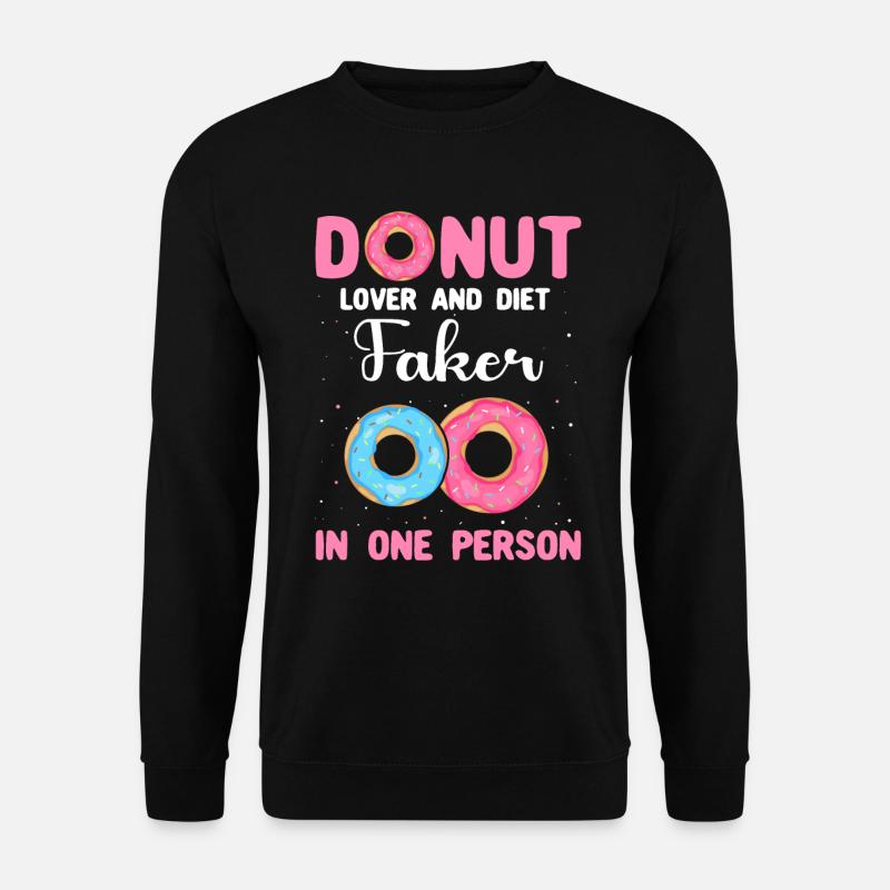 Donut Lover Doughnuts - Unisex Sweatshirt - black