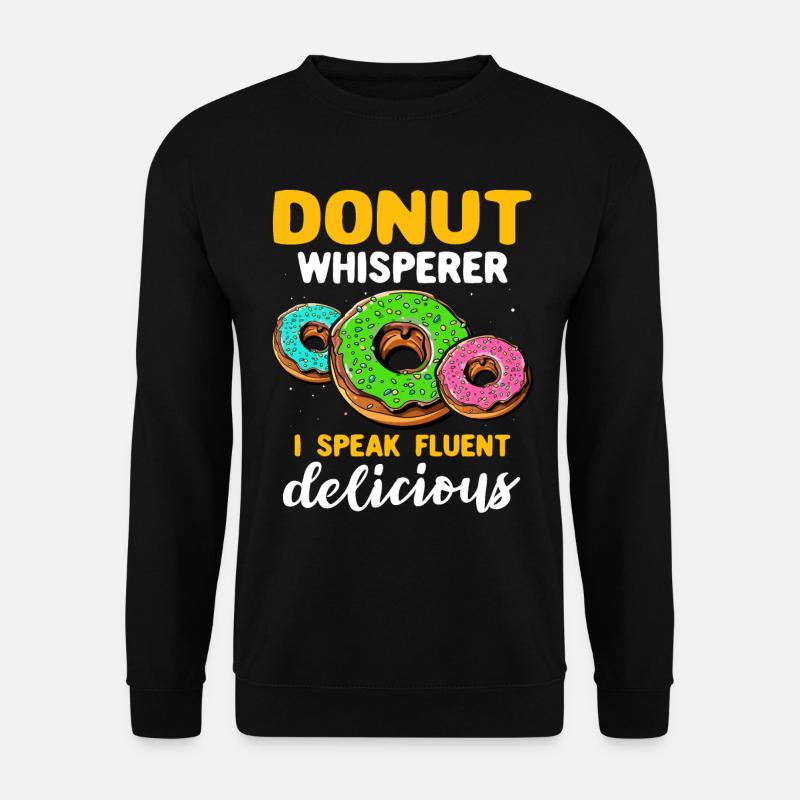 Donut Doughnut Donut Lover - Unisex Sweatshirt - black