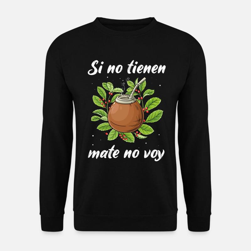 Mate Tee Yerba Teetrinker - Unisex Pullover - Schwarz