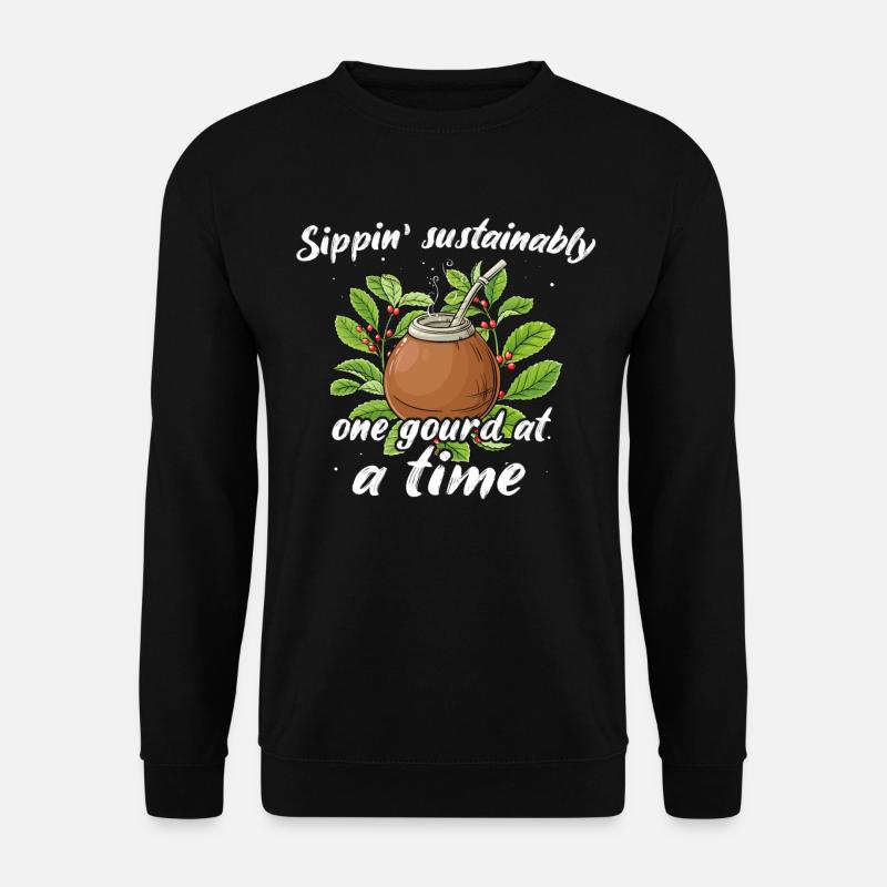 Yerba Mate Tee - Unisex Pullover - Schwarz