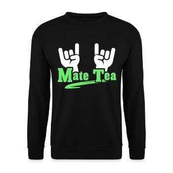 Mate Tee - Unisex Pullover - Schwarz - Vorne - Alina (178cm) & Michal (187cm)