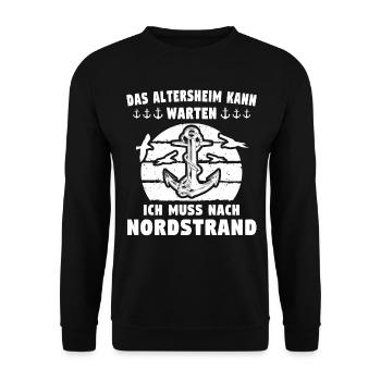 Nordstrand - Unisex Pullover - Schwarz - Vorne - Alina (178cm) & Michal (187cm)