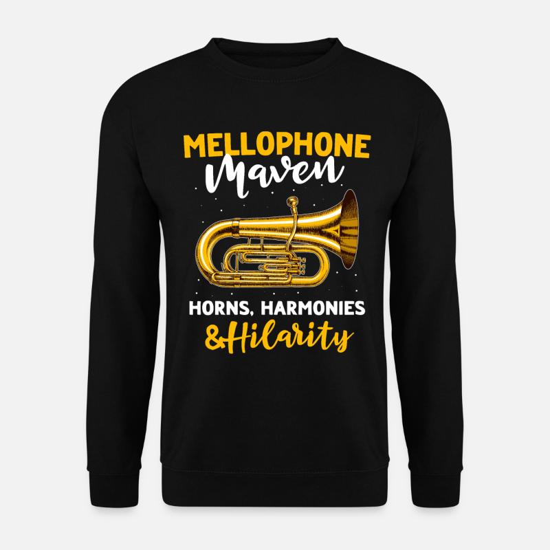 Mellophon - Unisex Pullover - Schwarz
