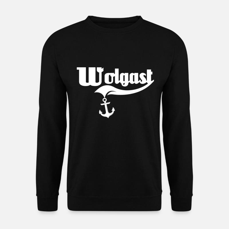 Wolgast Sprüche - Unisex Pullover - Schwarz