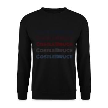 Vintage Dominica City - Retro Castle Bruce - Sweat-shirt Unisexe - noir - Devant - Alina (178cm) & Michal (187cm)