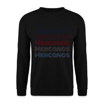 Vintage El Salvador City - Retro Mejicanos - Unisex Sweatshirt - black - Front - Alina (178cm) & Michal (187cm)