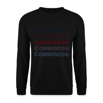 Vintage Grenada City - Retro Carriacou - Unisex Sweatshirt - black - Front - Alina (178cm) & Michal (187cm)