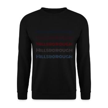 Vintage Grenada City - Retro Hillsborough - Unisex Sweatshirt - black - Front - Alina (178cm) & Michal (187cm)