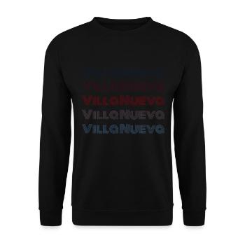 Vintage Guatemala City - Retro Villa Nueva - Unisex Sweatshirt - black - Front - Alina (178cm) & Michal (187cm)