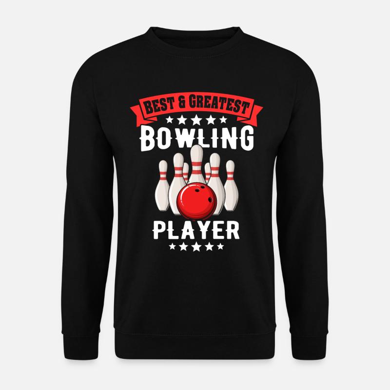 Bowler Bowling - Unisex Pullover - Schwarz