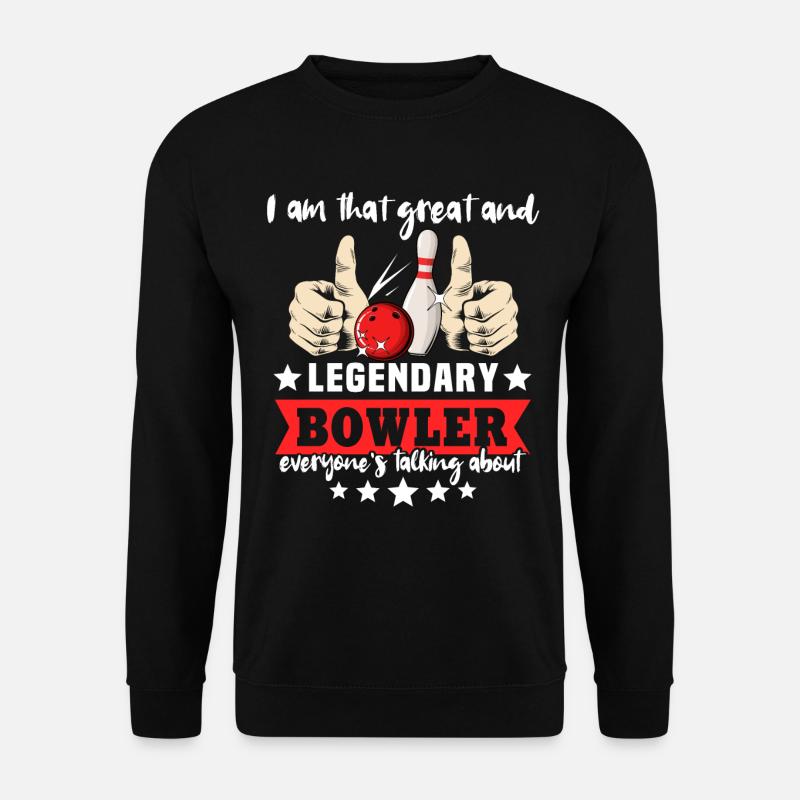 Bowling Bowling Ball Bowler - Unisex Sweatshirt - black