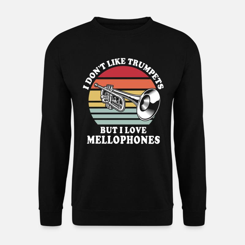 Mellophon Musiker - Unisex Pullover - Schwarz