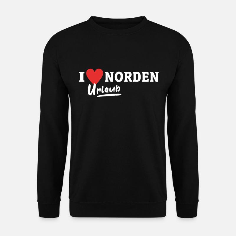 Ich Liebe Norden - Unisex Pullover - Schwarz